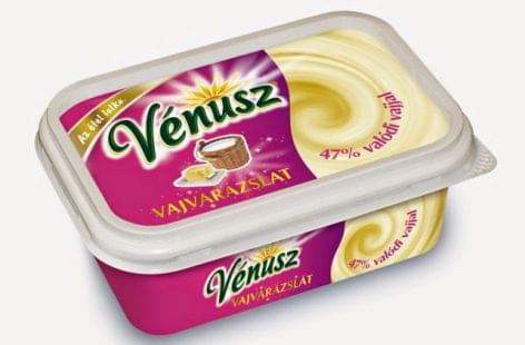 Vanilla and butter flavor cooking margarines with 80% fat content from Vénusz