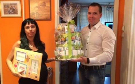 The dm greeted the 200 thousandth member of its baby bonus program in Kecskemét