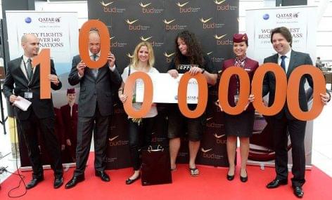 Rekord utasforgalom Ferihegyen: a hónapon belüli egymilliomodik utast köszöntötték