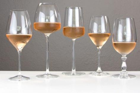 Glass shape influences consumption rate for alcoholic beverages