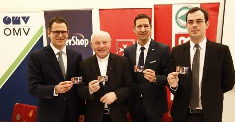 Charity-cards in the stores of SPAR-group at OMV