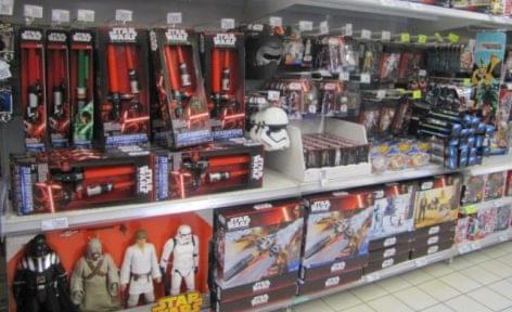 Star Wars fever in the Auchan