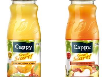 Start the morning well! Cappy Great Start! fruit juice