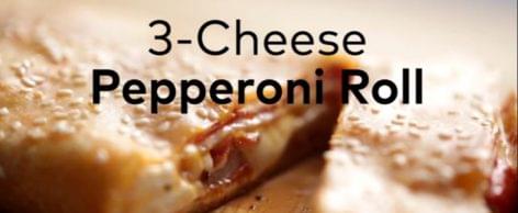 Three cheese-salami topping – Video of the day