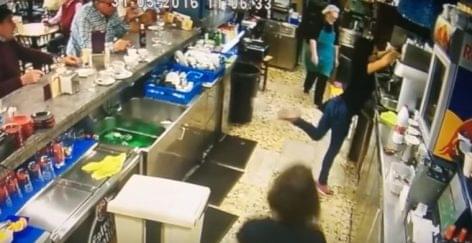 Ninja girl behind the counter – Video of the Day