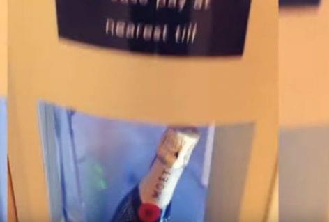 Möet & Chandon from a vending machine – Video of the day
