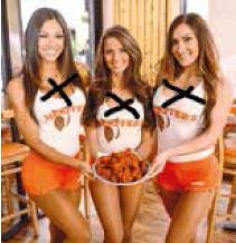 Magazine: Breastaurant without breasts?