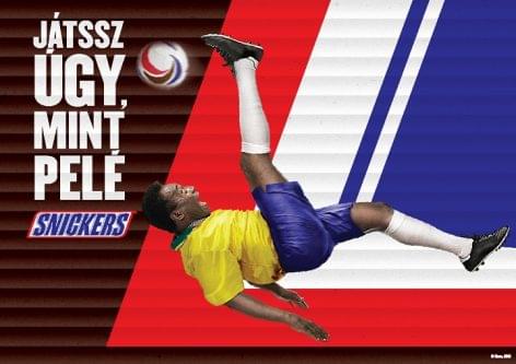 The latest Snickers campaign pays tribute to football