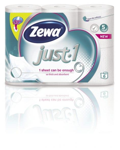 Új Zewa Just1 5 rétegű toalettpapír