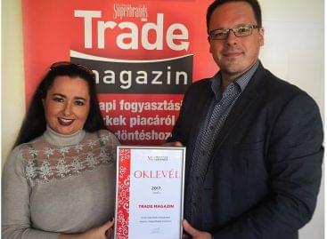 MagyarBrands-díjas lett a Trade magazin