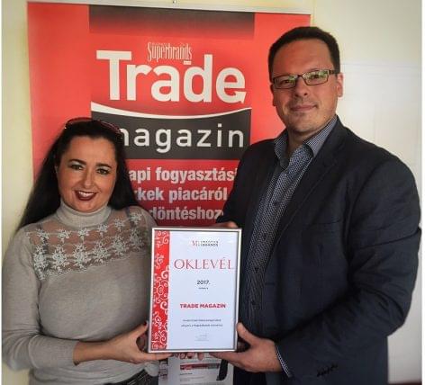 MagyarBrands-díjas lett a Trade magazin