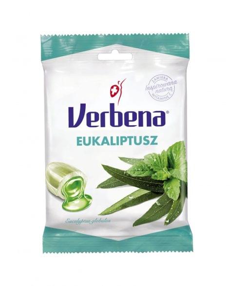 Verbena herbal candy with eucalyptus-mint and vitamin C