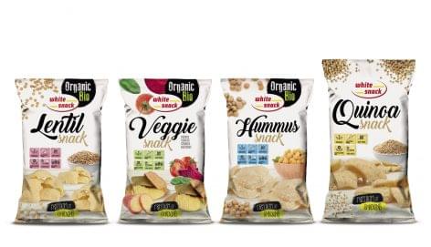 WHITE SNACK BIO Lentil,  BIO Veggie, BIO Hummus and Quinoa snacks