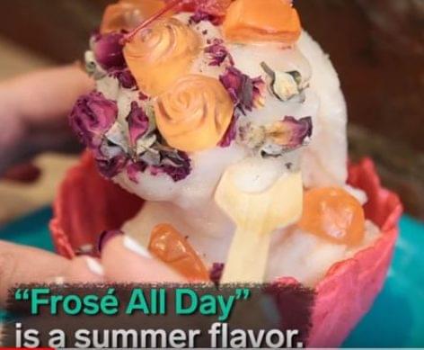 Rosé ice cream – Video of the day