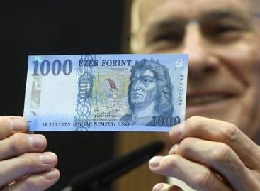 The new one thousand HUF banknote to come from Thursday