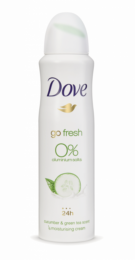Dove 0%  aluminium-free deodorant