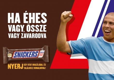 Soccer legend takes centre stage in new Snickers advert