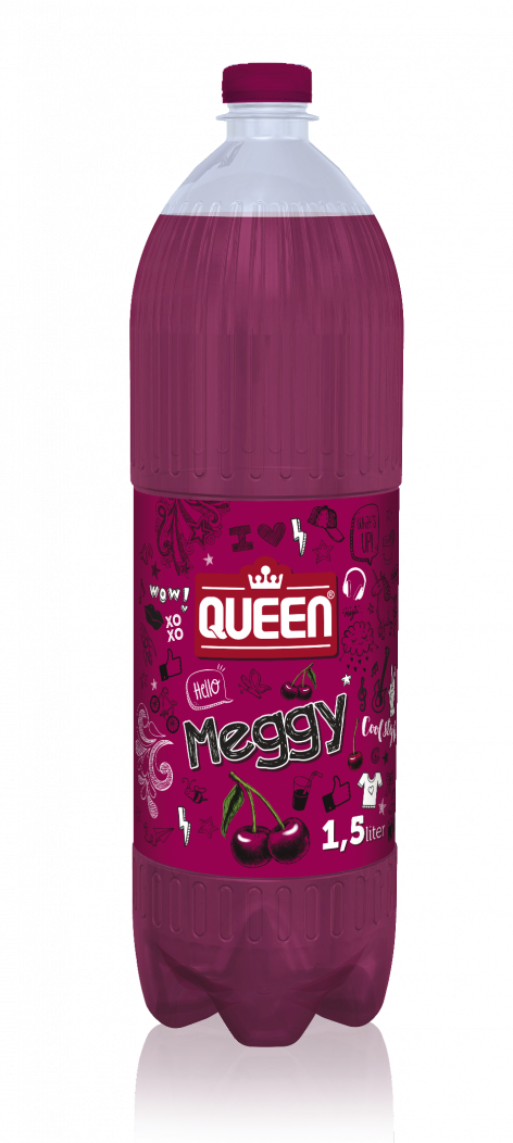 Queen Raspberry, sour cherry, grape soft drink