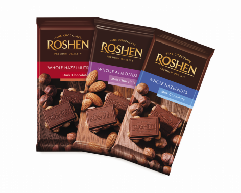 Roshen chocolate tablets