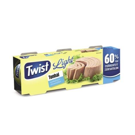 Twist light tuna in olive oil 3×60 g
