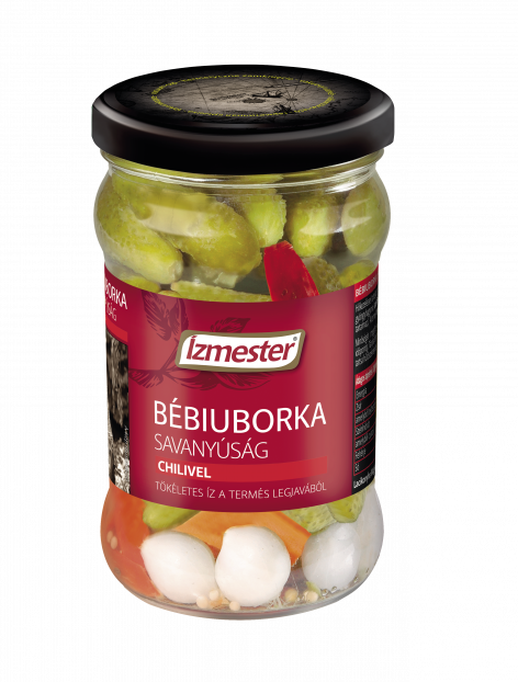 Pickled Baby Cucumber from Ízmester