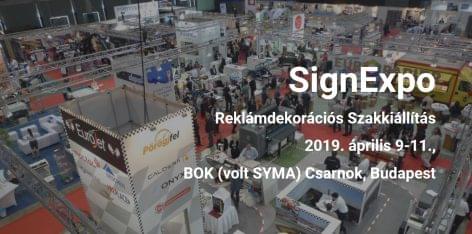 SignExpo + PPDexpo:  2019. április 9-11 BOK csarnok