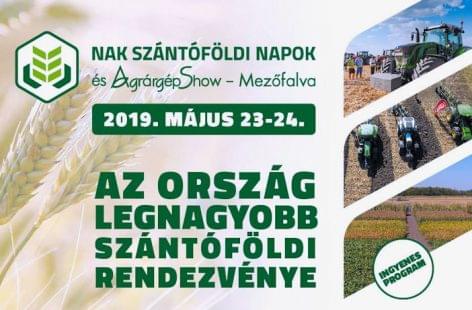 Field Days and the Agricultural Machine show at the end of May in Mezőfalva again