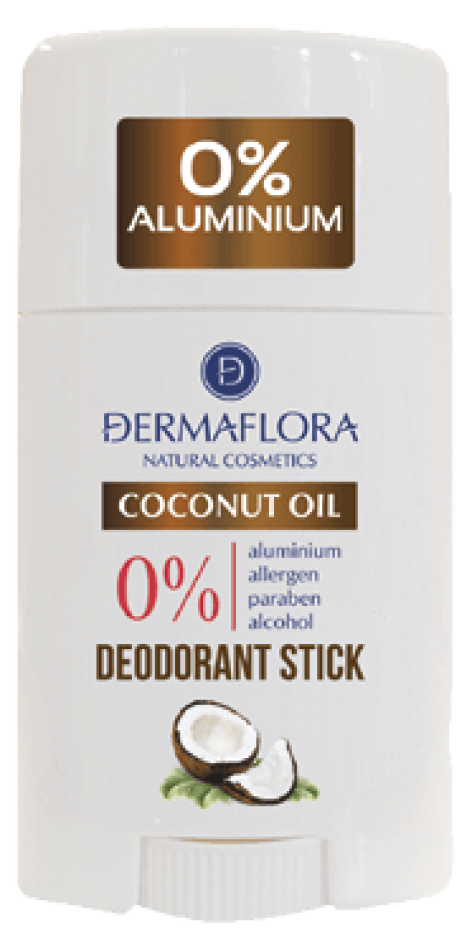 Dermaflora Natural Cosmetics 0%  kókuszolajos deo stift