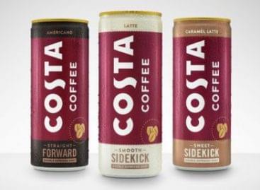Új, fémdobozos Costa-kávék a Coca-Colától