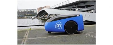 Sofőr nélküli házhozszállító robotokat tesztel az Albert Heijn