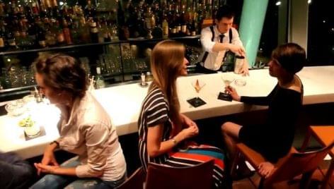 A metropolis space city bar – Video of the day