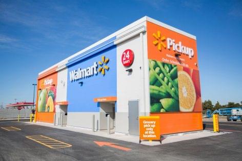 Walmart matches Amazon, tests self-service grocery order pickup kiosk