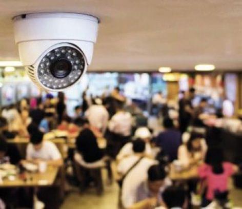Where can entrepreneurs use security cameras?
