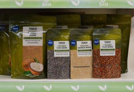 Organic food sales in Tesco increased by third