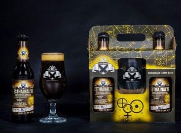 The Szent András Brewery is tuned for the holidays with peach black IPA beer