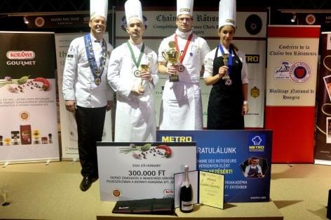Lendvai Levente, az Arany Kaviár séfje lett a Jeunes Chefs Rôtisseurs Ifjúsági Szakács VB hazai döntőjének győztese