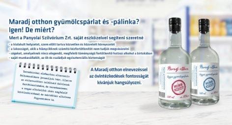 The Panyolai Szilvórium Zrt. launches a high-grade distillate suitable for disinfection.