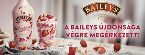 Limitált ideig elérhető a Baileys újdonsága, a Strawberries & Cream