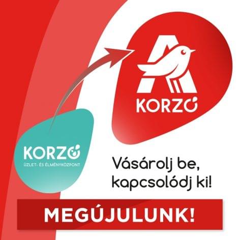 Korzó, the Hungarian brand of the Auchan store lines, is renewed