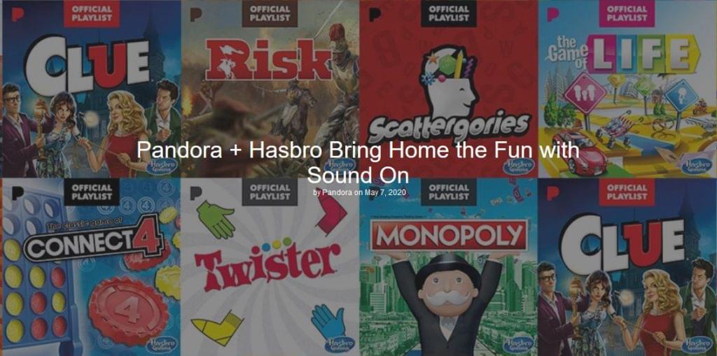 A Pandora és a Hasbro együttműködése