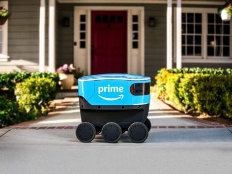 Amazon: házhozszállítás robottal