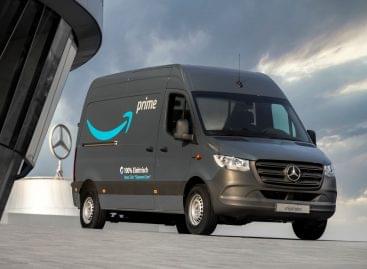 Ezernyolcszáz elektromos furgont rendelt az Amazon európai kiszállításaihoz