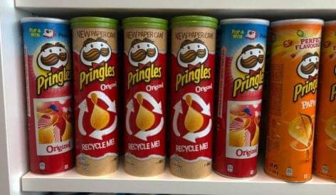 Újrahasznosítható csomagolás a Pringles-től