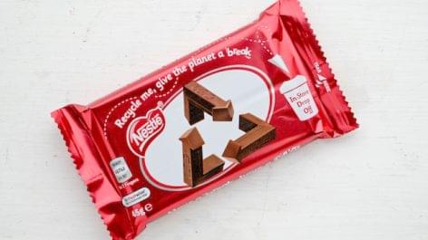 KitKat drops its logo to encourage Aussies to recycle