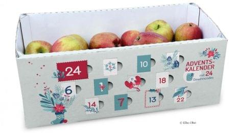 Fruit packaging as Advent calendar