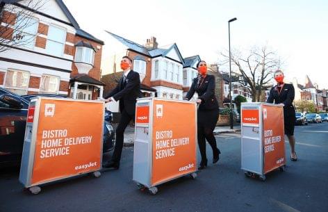 Easyjet launches cabin trolley home delivery service
