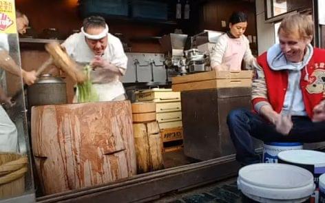 Mochi makers and bucket drummers – Video of the day