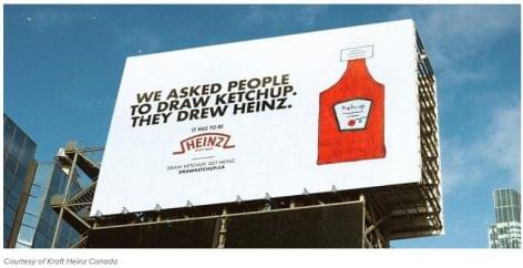 Kraft Heinz Canada asked people to draw ketchup