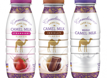 Camelicious pure, chocolate and strawberry-flavoured camel milk 210 ml