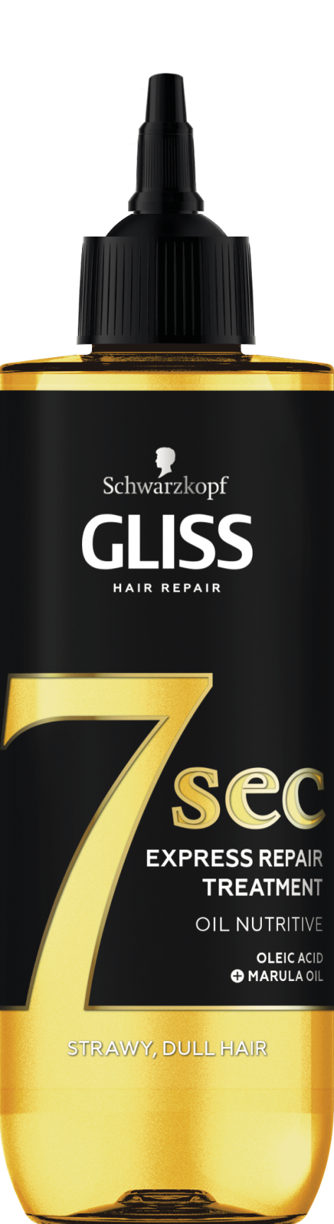 Gliss 7 sec hajpakolás (Elérhető variánsok: Tápláló Olaj, Color Perfector, Ultimate Repair)